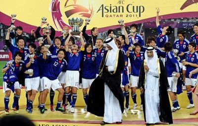فوز منتخب اليابان بكاس آسيا 2011 بدولة قطر