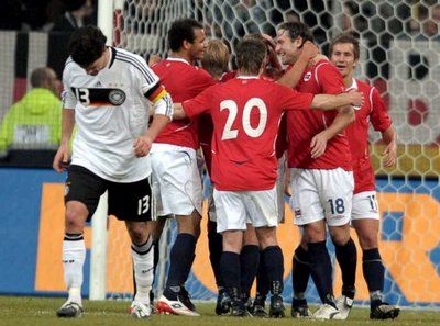 فرحة نجوم المنتخب النرويجي