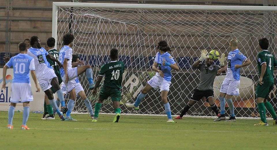 من لقاء الفيصلي والأهلي ذهاباً