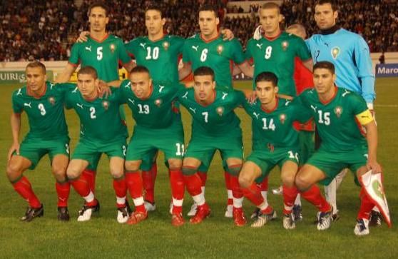 صورة جماعية للمنتخب المغربي