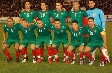 صورة جماعية للمنتخب المغربي