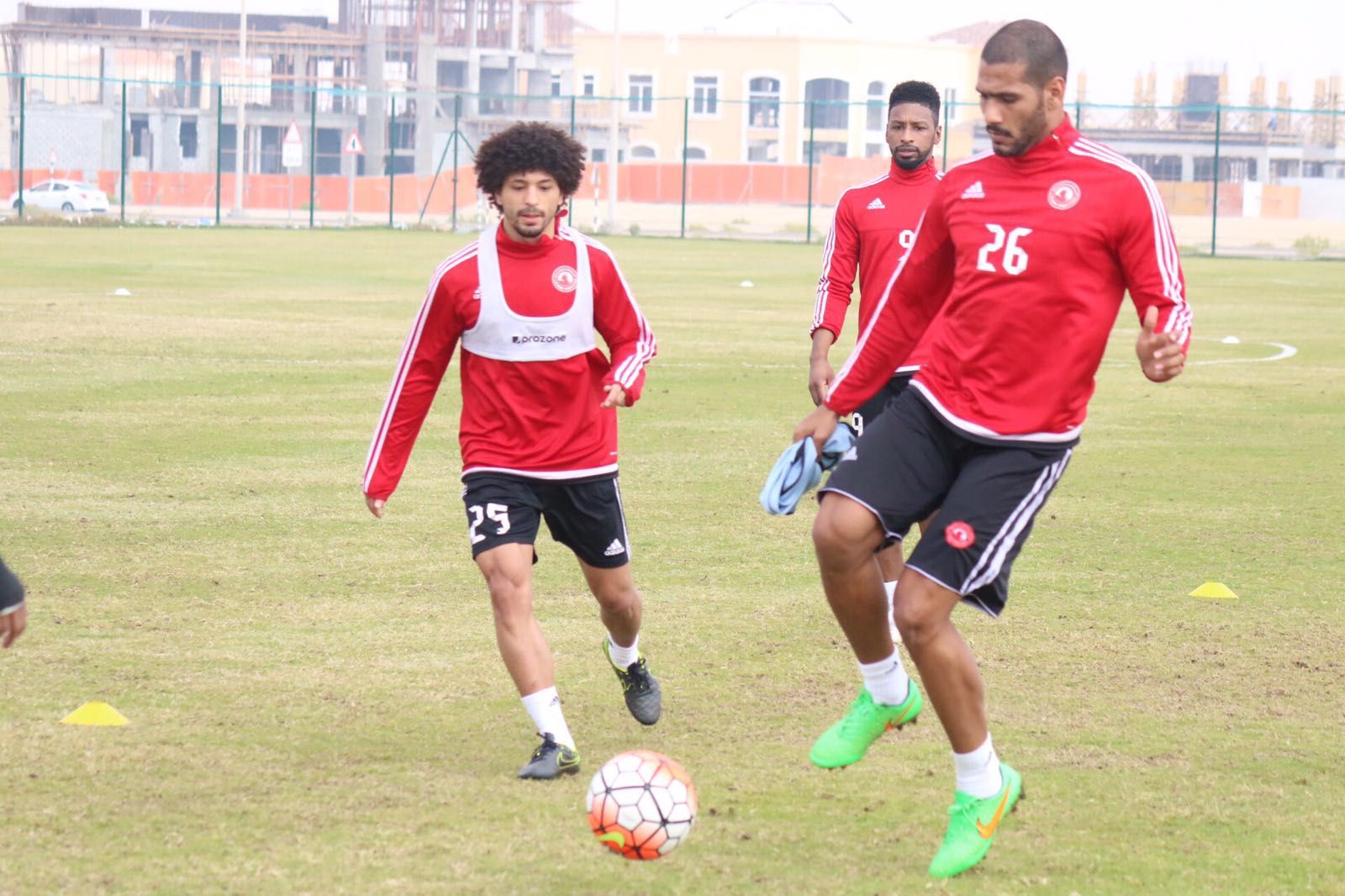 جانب من تدريبات سايقة