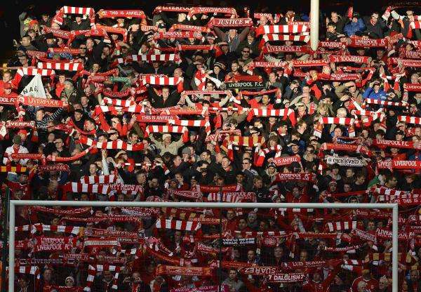جانب من مشجعي نادي ليفربول
