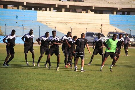 تدريبات الهلال إستعدادا لمباراة أهلي مدني