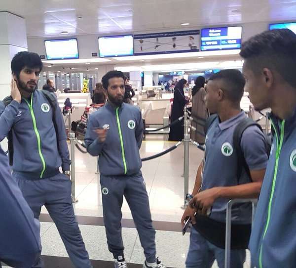  لاعبو نادي الشباب الإماراتي