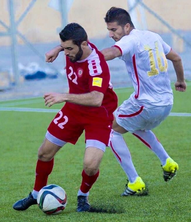 علاء البابا بقميص منتخب لبنان