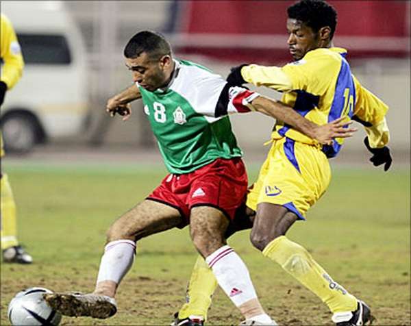 من لقاء الوحدات والنصر السعودي 2006