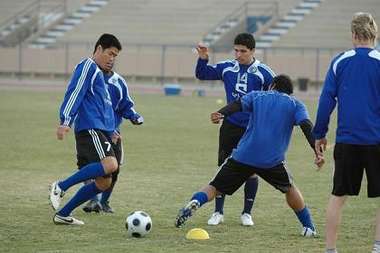 جانب من التمرين الهلالي (المركز الإعلامي بنادي الهلال)