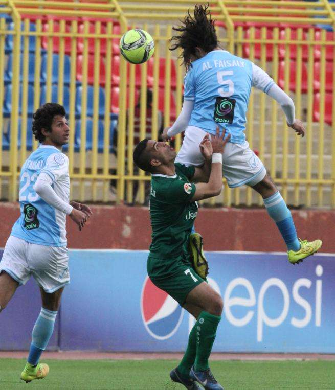 من لقاء الأهلي والفيصلي