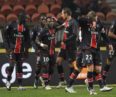 لاعبي باريس سان جيرمان