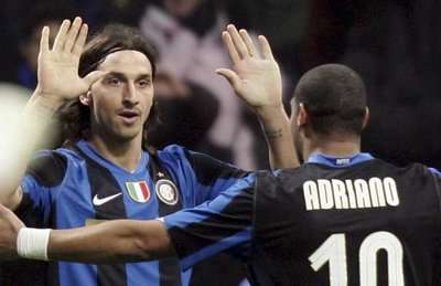 ثنائي هجوم الإنتر الخطير , قد يغيب عنه أدريانو