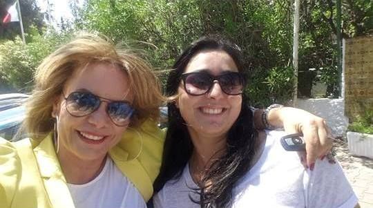 رئيسة الاتحاد التونسي للتنس صحبة انس جابر