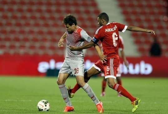 مباراة سابقة بين العربي ولخويا