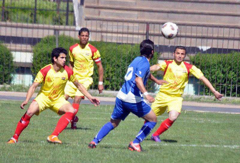 لقطة من مباراة تشرين في الدوري