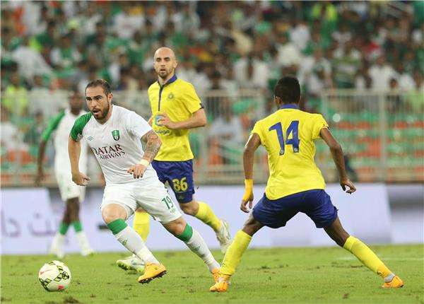 صورة من أرشيف مباريات الأهلي والنصر