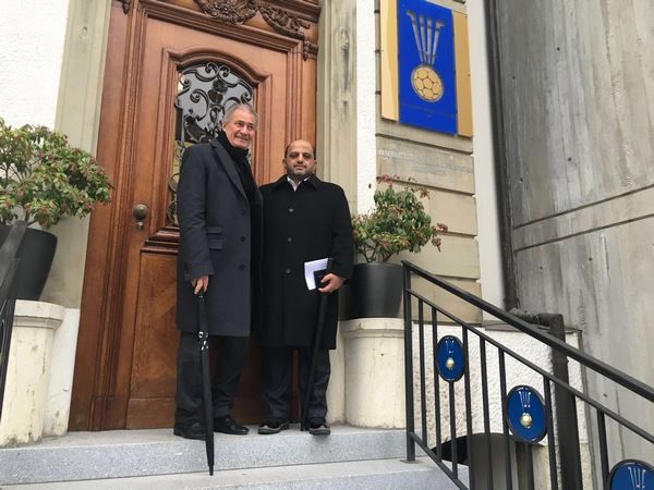 زيارة رئيس اتحاد اليد الى بازل