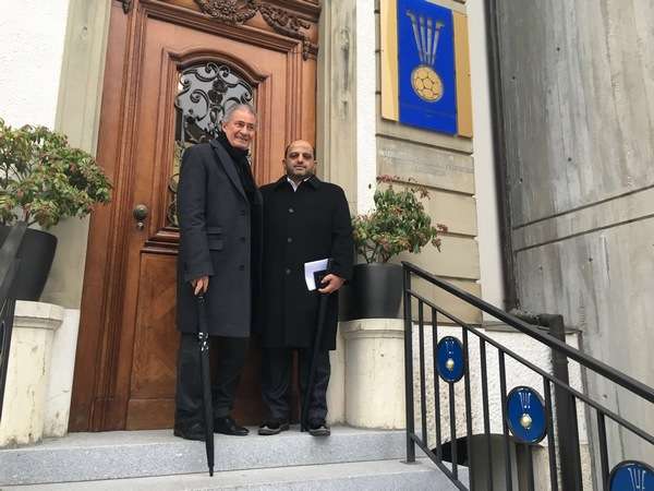 زيارة رئيس اتحاد اليد الى بازل