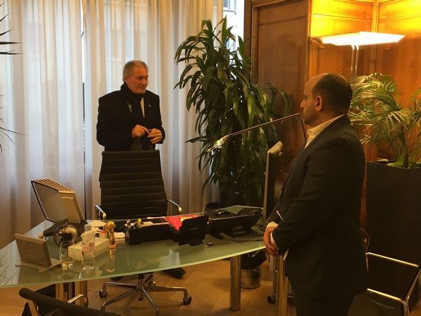 اسحاقي مع حسن مصطفى