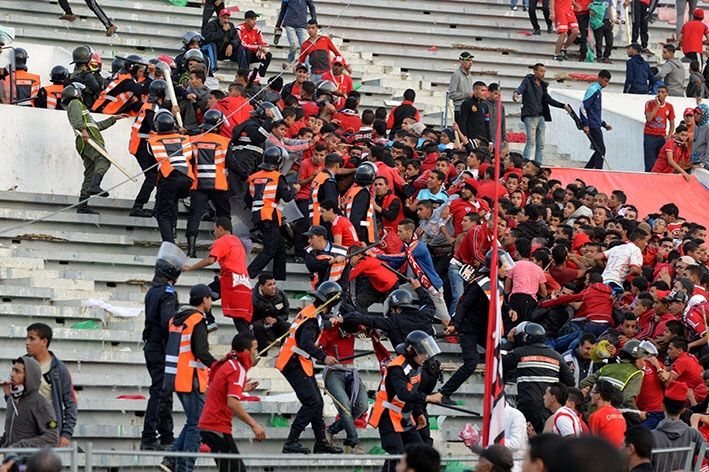 صورة ارشيفية لأحداث شغب 