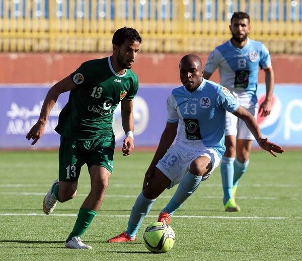 من مباراة الاهلي والفيصلي