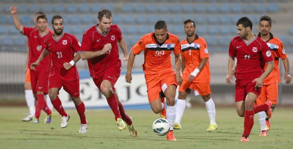 صورة أرشيفية من مباراة كاظمة والصليبخات