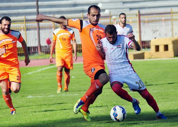 صورة من مباراة الوحدة والوثبة