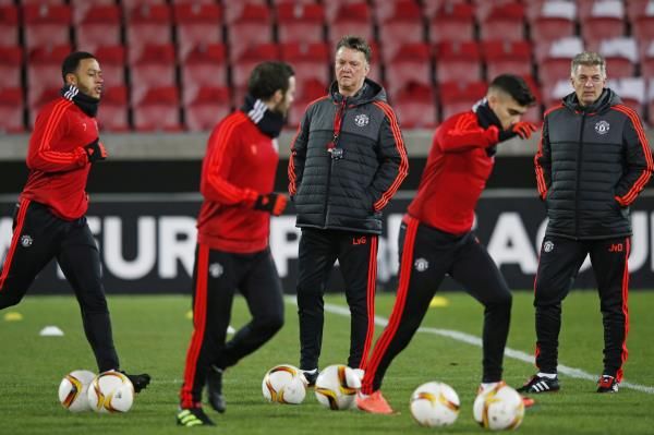 جانب من تدريبات مانشستر يونايتد 