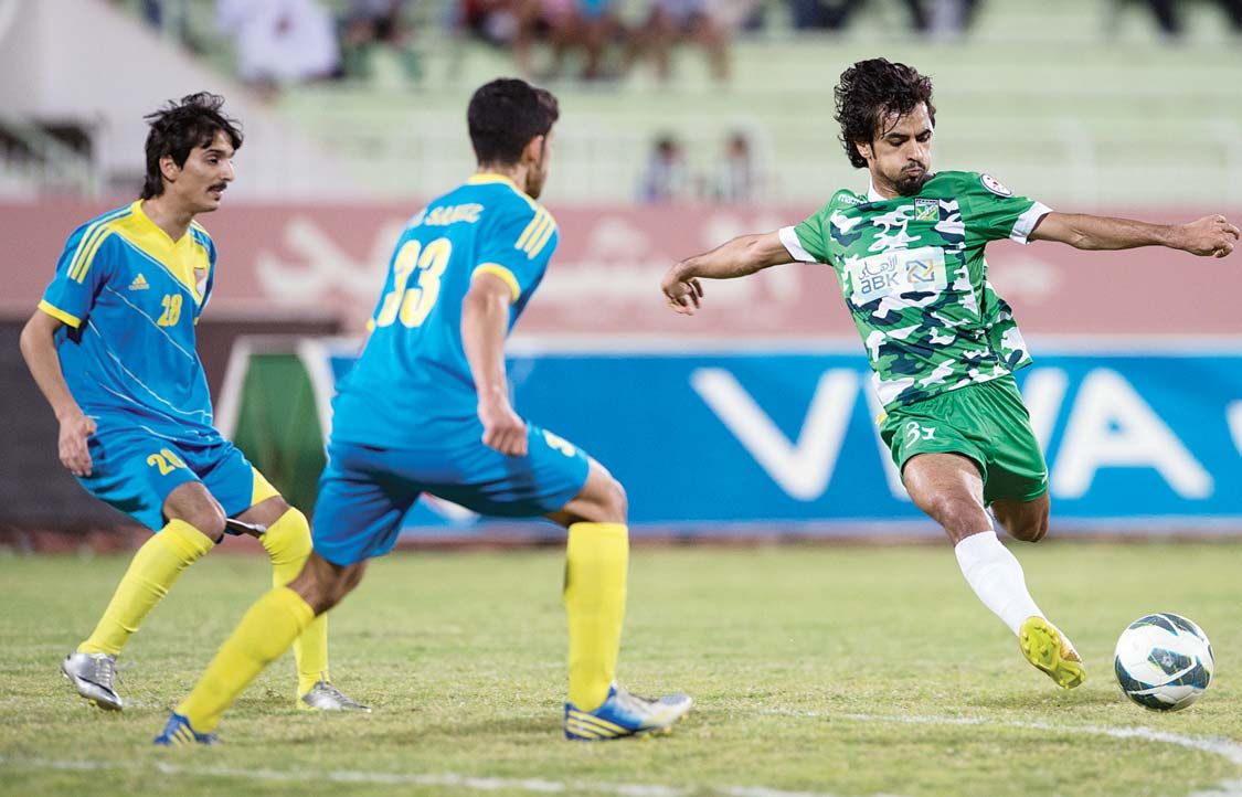 علي مقصيد في مواجهة سابقة أمام الساحل