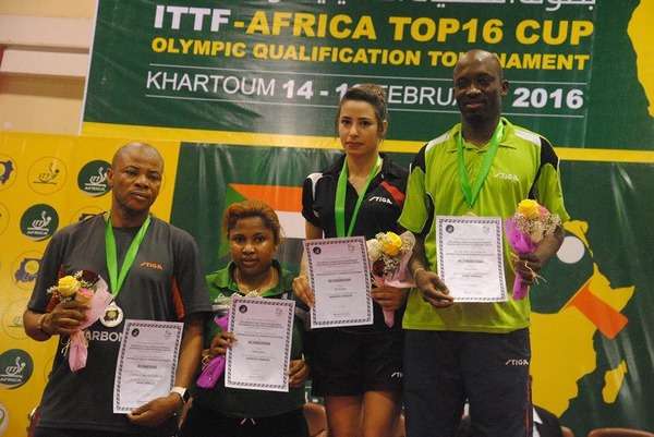 صفا سعيداني الى جانب بقية المؤهلين للاولمبياد 