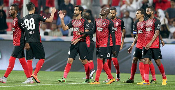 فرحة لاعبي الأهلي