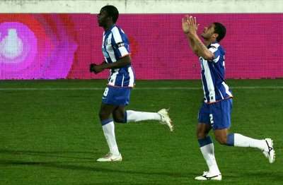 البرازيلي هالك يعرب عن سعادته عقب إحرازه الهدف الاول لبورتو