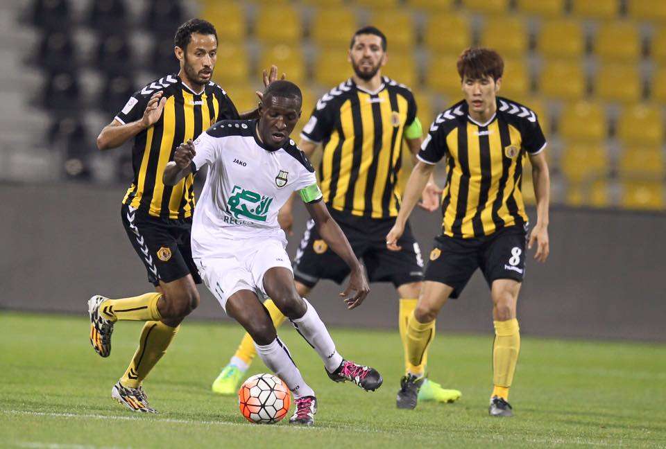 من مباراة قطر - الأهلي