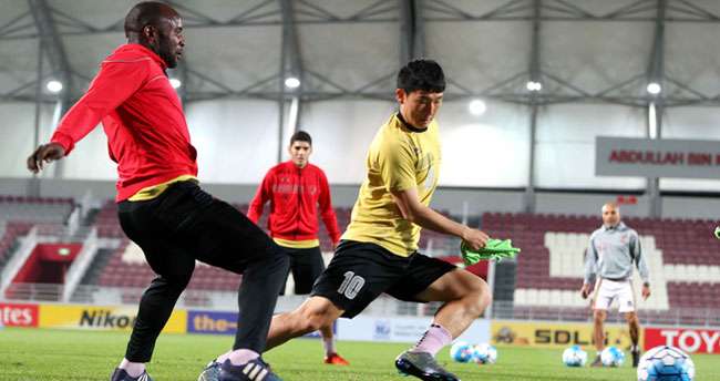 تدريبات لخويا إستعدادا للمباراة