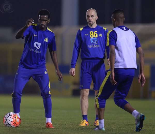 إستعدادات النصر السعودي للقاء