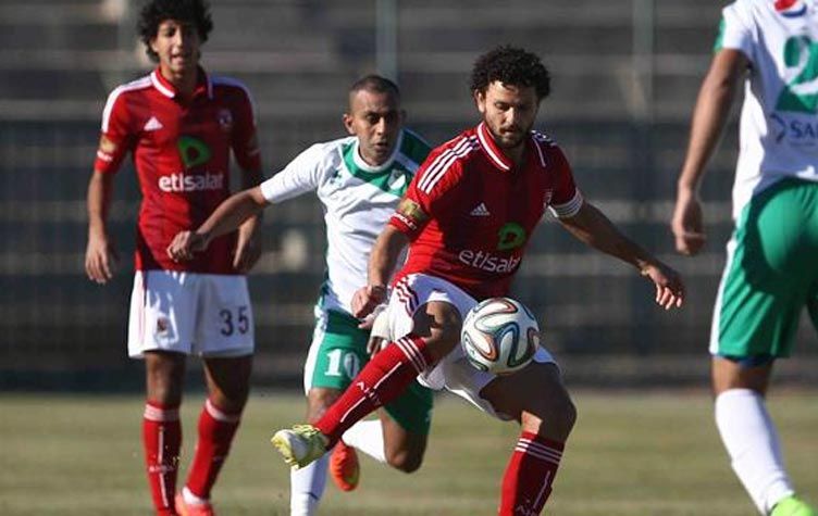من لقاء سابق بين المصري والأهلي