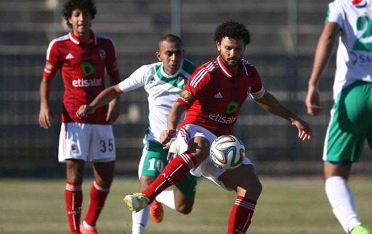من لقاء سابق بين المصري والأهلي