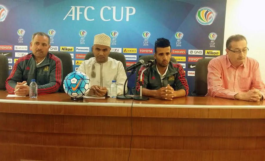 أحمد الشعار في المؤتمر الصحفي