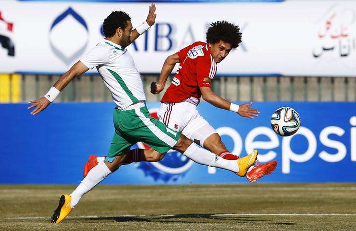 من لقاء سابق بين المصري والأهلي