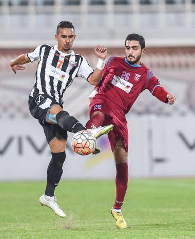 لقطة من مباراة خيطان مع النصر