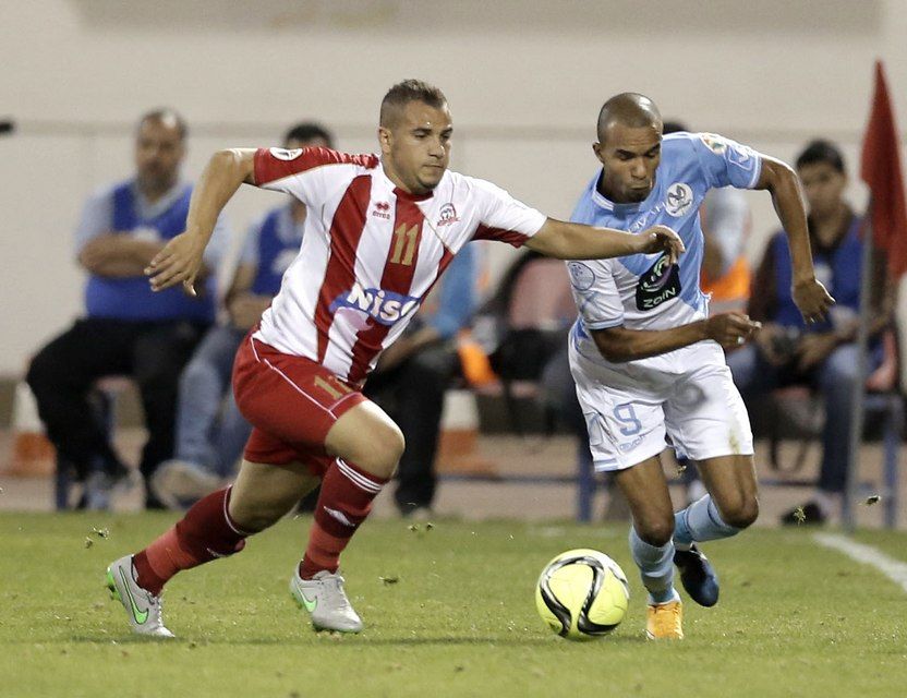 من لقاء الفيصلي وشباب الأردن ذهاباً 