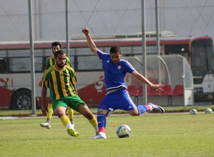 صورة من مباراة الاتحاد والشط