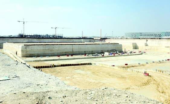 البدء في بناء هيكل استاد قطر المونديالي