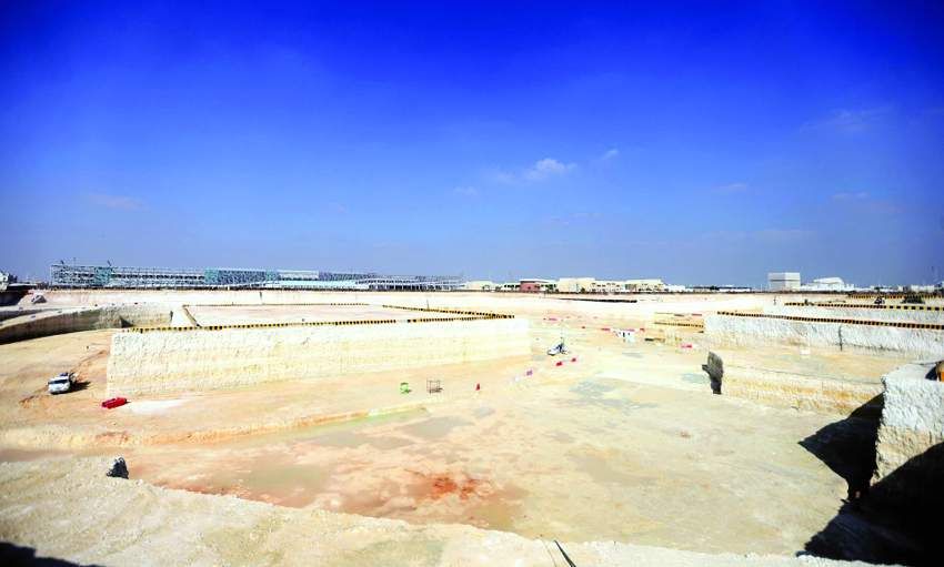 البدء في بناء هيكل استاد قطر المونديالي