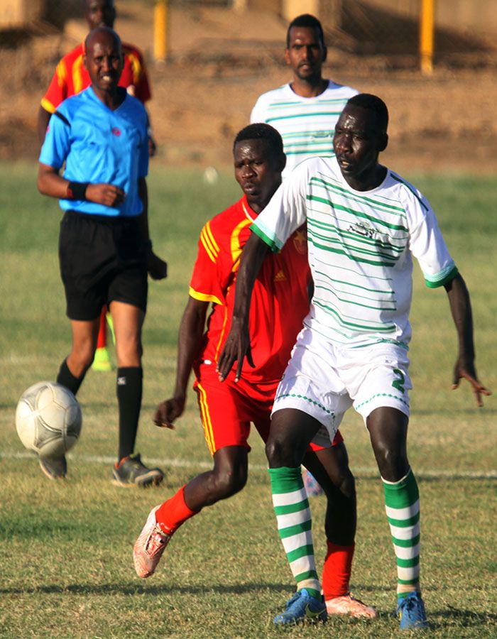 صورة من مباريات الدوري السوداني