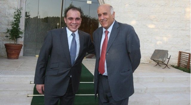 جبريل الرجوب و الأمير علي بن الحسين