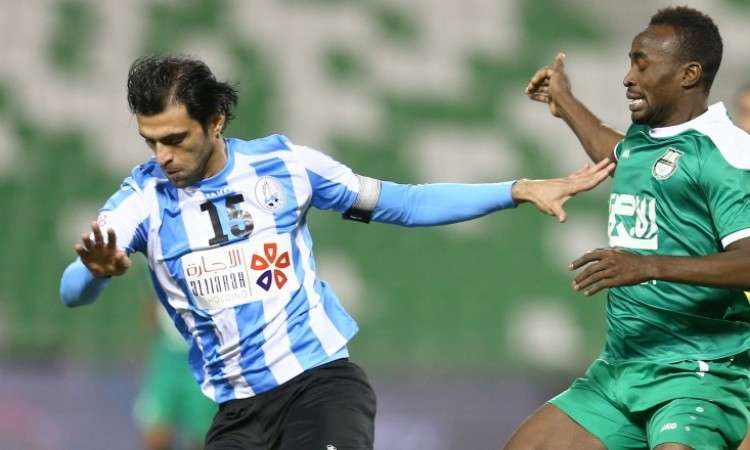 من لقاء سابق بين الخور والأهلي