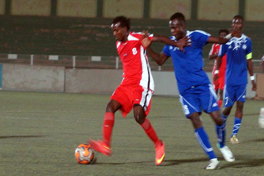 من مباراة الأهلي الخرطوم مع هلال كادقلي