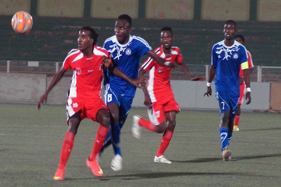 من مباراة الأهلي الخرطوم مع هلال كادقلي