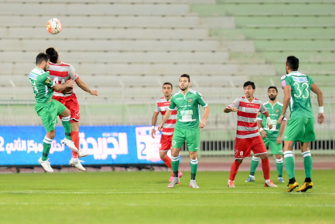 جانب من مباراة الفحيحيل والعربي 