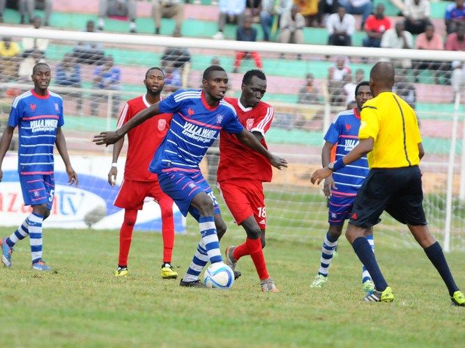 لقطة من مباراة فيلا والخرطوم